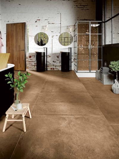 Serenissima Studio 50 Terracotta | Carrelage imitation terre cuite marron clair avec surface naturelle 120x120