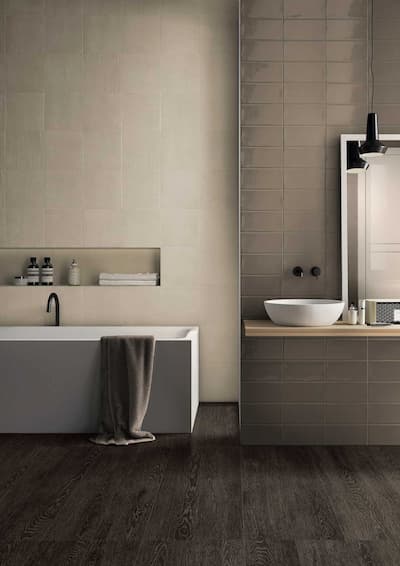 Ergon Trend Brown | Carrelage imitation bois massif imitation chêne brun foncé taille 20x120 ret